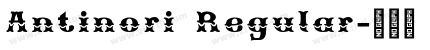 Antinori Regular字体转换
